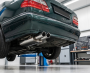 Edelstahl Endschalldämpfer MERCEDES BENZ E-Klasse W210 Bj.06/95- E200, E230, E240, E280 (Modelle mit Einzel-Eingangsrohr)