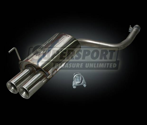 Edelstahl Endschalldämpfer MERCEDES BENZ CLK C208