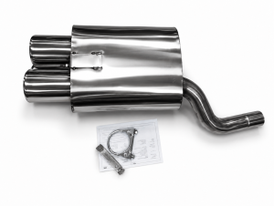 Edelstahl Endschalldämpfer MERCEDES BENZ SLK (R170)...