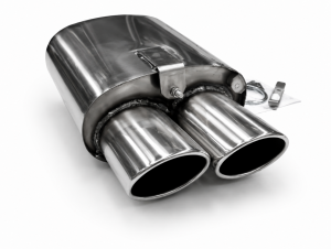 Edelstahl Endschalldämpfer MERCEDES BENZ SLK (R170) 09/96- 200, 200K, 230K
