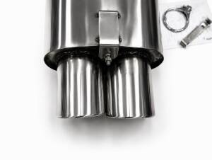 Edelstahl Endschalldämpfer MERCEDES BENZ SLK (R170) 09/96- 200, 200K, 230K