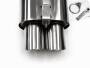 Edelstahl Endschalldämpfer MERCEDES BENZ SLK (R170) 09/96- 200, 200K, 230K