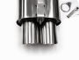 Edelstahl Endschalldämpfer MERCEDES BENZ SLK (R170) 09/96- 200, 200K, 230K