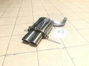 Edelstahl Endschalldämpfer MERCEDES BENZ C-Klasse...
