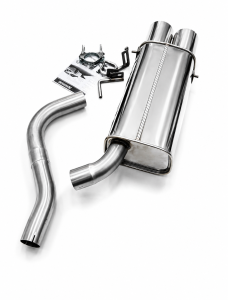 Edelstahl Endschalldämpfer MERCEDES BENZ CLK C209 Bj. 05/02- Motor 200K,240 (Otto 120,125KW)