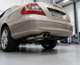 Edelstahl Endschalldämpfer MERCEDES BENZ CLK C209 Bj. 05/02- Motor 200K,240 (Otto 120,125KW)