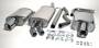 DUPLEX Auspuffanlage Edelstahl AUDI A4 Front/2WD Limo,Avant,Cabrio Typ B6, Bj.: 10/00 - 12/04 Motor: 1.8T Endrohr 1x 100mm rund pro Seite