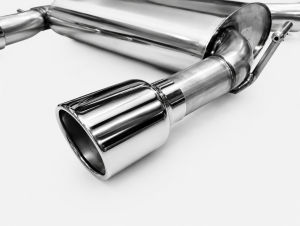 Edelstahl Auspuffanlage 63,5mm DUPLEX AUDI TT (8N)