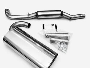 Edelstahl Auspuffanlage 63,5mm DUPLEX AUDI TT (8N)