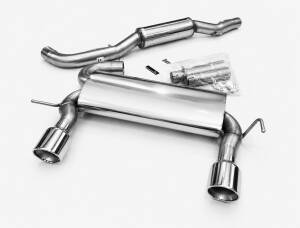 Edelstahl Auspuffanlage 63,5mm DUPLEX AUDI TT (8N)