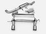 Edelstahl Auspuffanlage 63,5mm DUPLEX AUDI TT (8N)