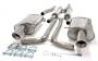 DUPLEX Auspuffanlage Edelstahl AUDI A4 Quattro/4WD Limo, Avant, Cabrio (Typ 8E QB6 B6) Endrohr 1x100mm rund