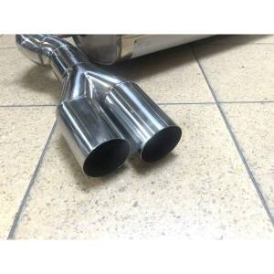 Edelstahl Auspuffanlage 63,5mm AUDI A3 Sportback 8P Bj....