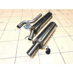 SUPERSPORT Edelstahl Auspuffanlage 63,5mm OPEL Astra H...