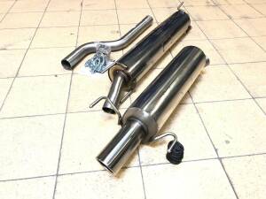 SUPERSPORT Edelstahl Auspuffanlage 63,5mm OPEL Astra H...