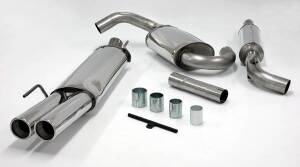 Edelstahl Auspuffanlage VW Golf 3 Limousine Typ 1HXO 1H...