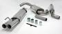 Poweranlage 63,5mm Edelstahl VW Golf III Limo Typ 1HXO Baujahr 09/91-09/97 Motoren 1.4,1.6,1.8,2.0,Gti 8V/16V,VR6 2.8 Endrohr 2x80mm mit e-Genehmigung