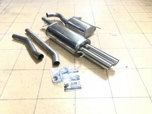 Edelstahl Auspuffanlage 63,5mm VW Passat 3B (3B)