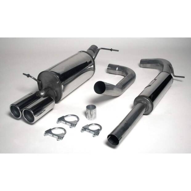 Edelstahl Auspuffanlage 63,5mm SEAT Ibiza IV,V Typ 6L Bj. 02/2002-