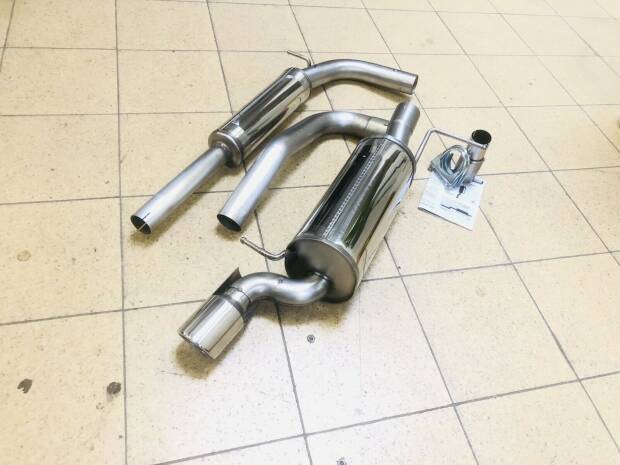 Edelstahl Auspuffanlage 63,5mm SEAT Cordoba IV (6L) 10/02-