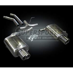 Edelstahl Auspuffanlage 63,5mm DUPLEX MAZDA 6 I (GG) 05/02-