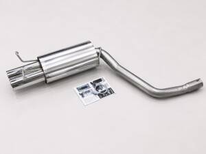 Edelstahl Sportschalldämpfer MERCEDES BENZ 190er Limo Typ W201 Bj. 12/82-05/93 Motor 1.8 & 2.0