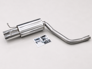 Edelstahl Sportschalldämpfer MERCEDES BENZ 190er Limo Typ W201 Bj. 12/82-05/93 Motor 1.8 & 2.0