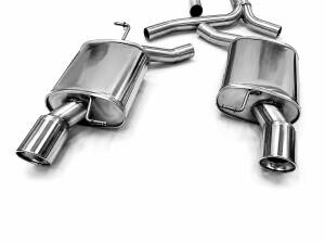Duplex Auspuff Audi A5 B8 TFSI Edelstahl