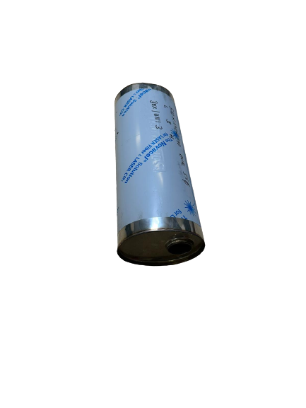 Supersport Schalldämpfer Universal oval Edelstahl In/Out Ø 55mm Maße 510mm x 170mm x 190mm