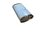 Supersport Schalldämpfer Universal oval Edelstahl In/Out Ø 60mm Maße 300mm x 230mm x 130mm (einseitig!)