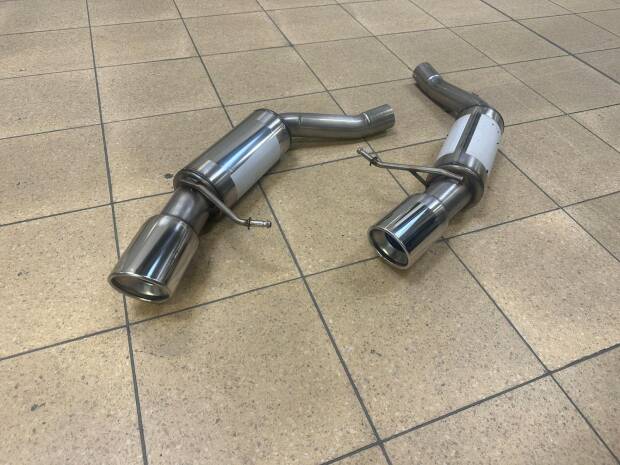 Duplex Edelstahl Sportschalldämpfer AUDI A4 Typ B8