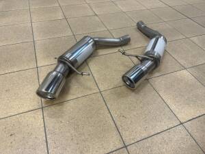 Duplex Edelstahl Sportschalldämpfer AUDI A4 Typ B8