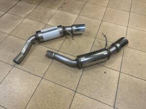 Duplex Edelstahl Sportschalldämpfer AUDI A4 Typ B8