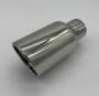 Edelstahl Endrohr 100mm mit Muffe UNIVERSAL