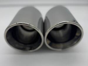 Edelstahl Endrohr Set 100mm mit Muffe UNIVERSAL