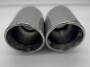 Edelstahl Endrohr Set 100mm mit Muffe UNIVERSAL