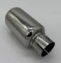 Edelstahl Endrohr Set 100mm mit Muffe UNIVERSAL
