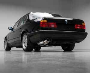 Edelstahl Sportschalldämpfer BMW 7er Typ E32 - 2x76mm