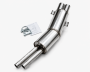 Edelstahl Sportschalldämpfer BMW 7er Typ E32 - 2x76mm