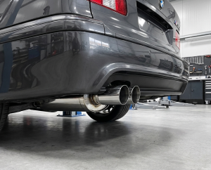 Endschalldämpfer für M-Technik BMW 5er Limo Typ E39 Baujahr 12/95- Motor 520i,523i,525i,528i,530i,535i Edelstahl