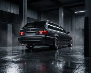 Endschalldämpfer für M-Technik BMW 5er Limo Typ E39 Baujahr 12/95- Motor 520i,523i,525i,528i,530i,535i Edelstahl