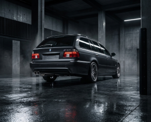 Endschalldämpfer für M-Technik BMW 5er Limo Typ E39 Baujahr 12/95- Motor 520i,523i,525i,528i,530i,535i Edelstahl