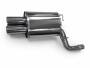 Edelstahl Endschalldämpfer BMW 5er Limo E39 - 2x90mm