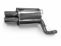 Edelstahl Endschalldämpfer BMW 5er Limo E39 - 2x90mm