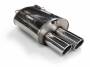 Edelstahl Endschalldämpfer BMW 5er Limo E39 - 2x90mm