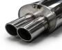 Edelstahl Endschalldämpfer BMW 5er Limo E39 - 2x90mm