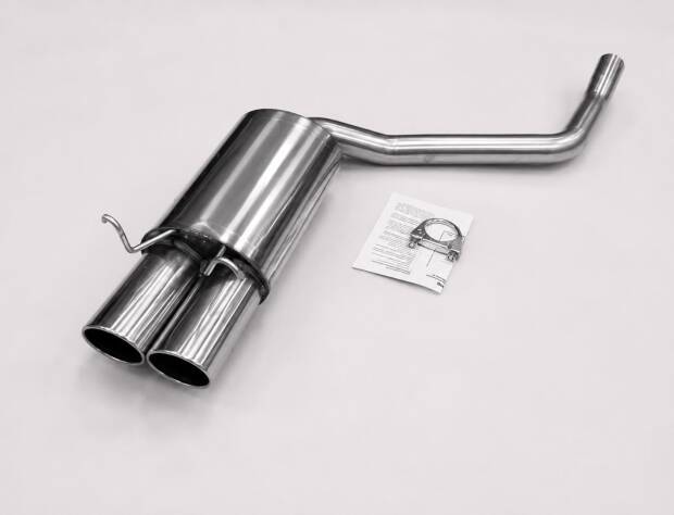 Edelstahl Sportschalldämpfer MERCEDES BENZ 190er Limo Typ W201 Bj. 12/82-05/93 Motor 1.8 & 2.0