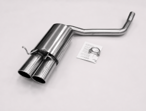 Edelstahl Sportschalldämpfer MERCEDES BENZ 190er Limo Typ W201 Bj. 12/82-05/93 Motor 1.8 & 2.0