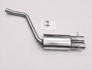 Edelstahl Sportschalldämpfer MERCEDES BENZ 190er Limo Typ W201 Bj. 12/82-05/93 Motor 1.8 & 2.0