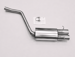 Edelstahl Sportschalldämpfer MERCEDES BENZ 190er Limo Typ W201 Bj. 12/82-05/93 Motor 1.8 & 2.0